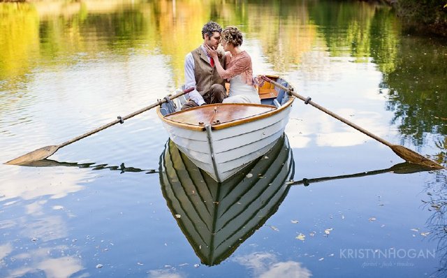 kristyn hogan, nashville wedding, intimate, river, canoe, beautiful